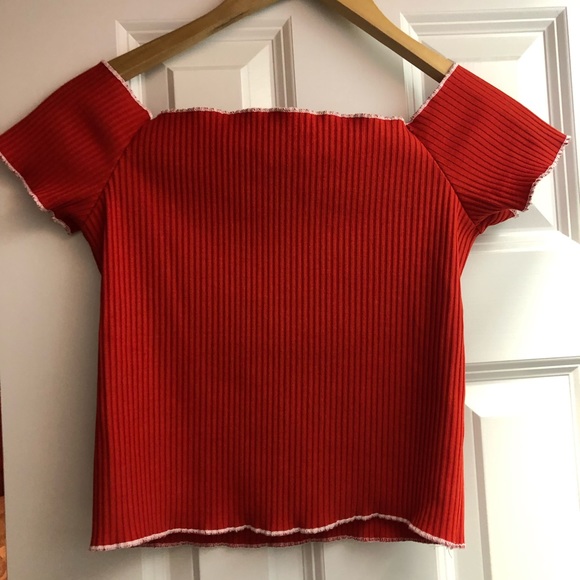 off the shoulder crop top - Picture 1 of 1